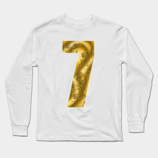 number seven Long Sleeve T-Shirt